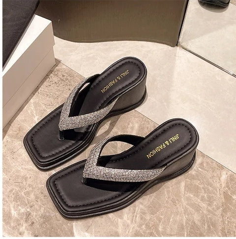 Summer wedge toe herringbone outside to wear Platform sandals CODE: KAR3097