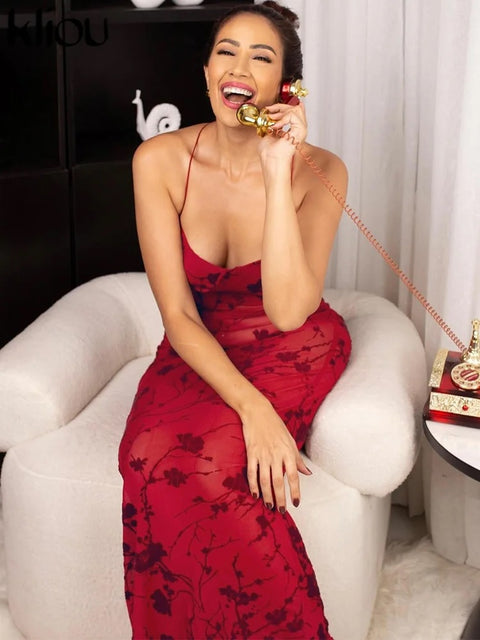 Summer Mid-Calf Camisole Bodycon Dress CODE: KAR3116