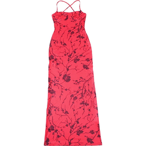 Summer Mid-Calf Camisole Bodycon Dress CODE: KAR3116