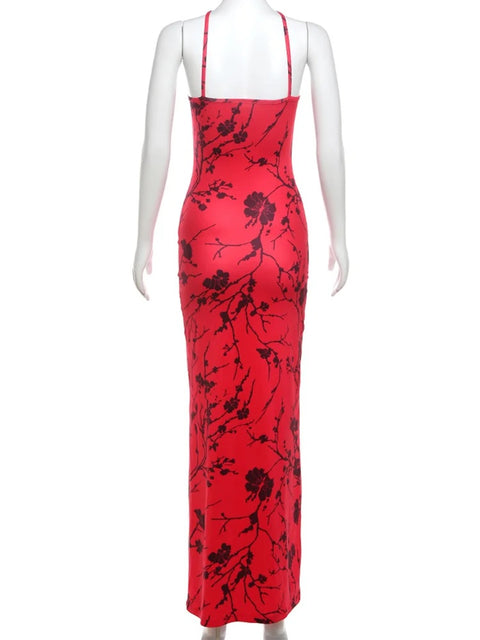 Summer Mid-Calf Camisole Bodycon Dress CODE: KAR3116