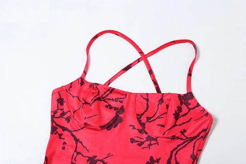 Summer Mid-Calf Camisole Bodycon Dress CODE: KAR3116