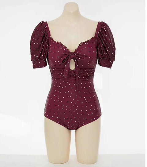 New Solid conservative conjoined slimming swimsuit CODE: KAR3143