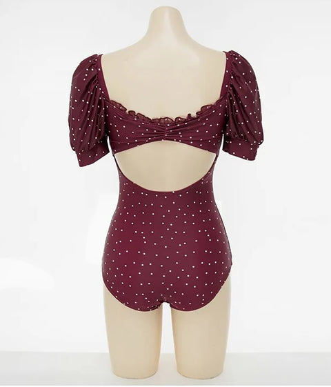 New Solid conservative conjoined slimming swimsuit CODE: KAR3143