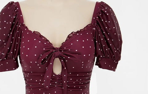New Solid conservative conjoined slimming swimsuit CODE: KAR3143