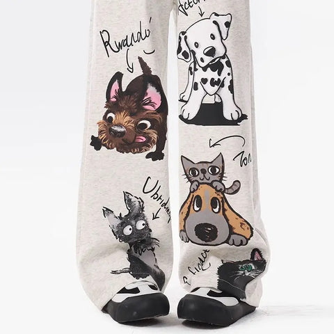 New Anime Print Baggy Joggers Sweatpants CODE: KAR3178