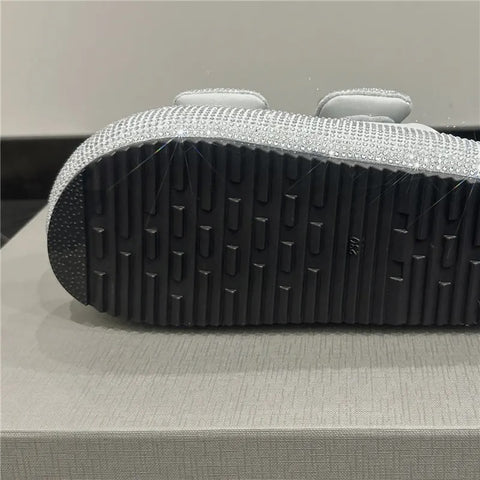 New Luxury Slides Heeled Mules Flat Designer Platform Sandal CODE: KAR3253