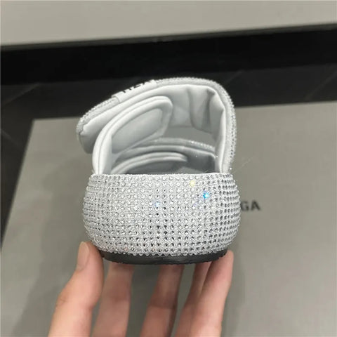 New Luxury Slides Heeled Mules Flat Designer Platform Sandal CODE: KAR3253