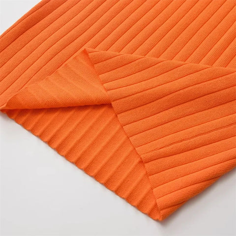 New Summer Sexy Backless Sleeveless Vest Slim Fit Pleated Ribbed Long Dress CODE: KAR3309