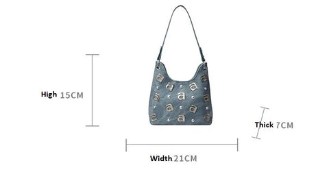 New Single Shoulder Shiny Diamond Popular Versatile Crossbody Bucket Bag CODE: KAR3331