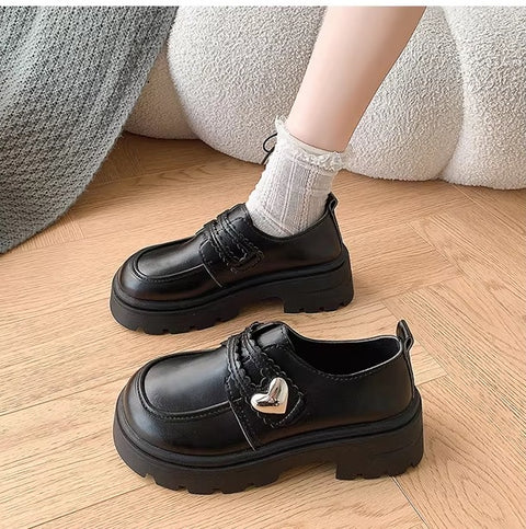 New Fashion Round-toe Small Breathable Versatile Platform Shoes CODE: KAR3399