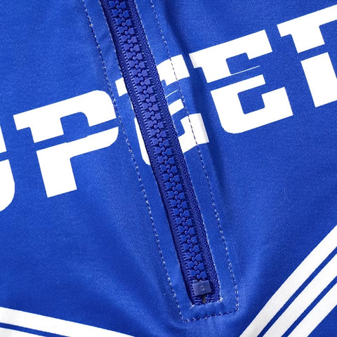 New Zipper Long Sleeve Tee trip Printed Graphic Crop Top CODE: KAR3447