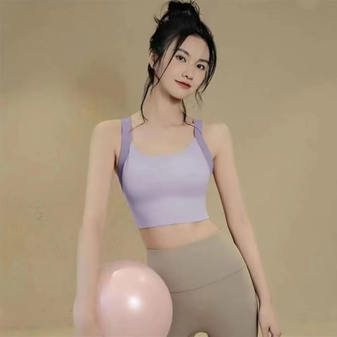 New Sport Yoga Bra Running Vest Gym Workout Underwear Padded Crop Top CODE: KAR3502