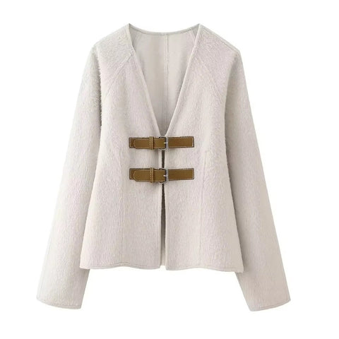 New Spring Bandage Soft Long Sleeve Coat Jacket CODE: KAR3505