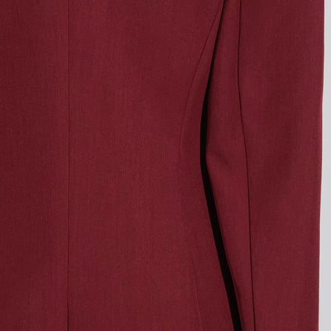 New Elegant Mesh Flower Spliced V Neck Single Button Long Sleeve Slim Blazers CODE: KAR3528