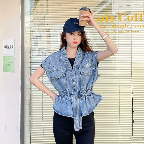New Fashion All-match Short Waistcoat Top  CODE: KAR3560