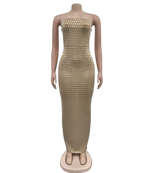 New Floor Length Bodycon Square Collar Prom High Waist Party Dress CODE: KAR3635