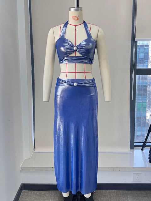New Summer Sexy Diamond Bikini With Skirt Swimwear Set CODE: KAR3639