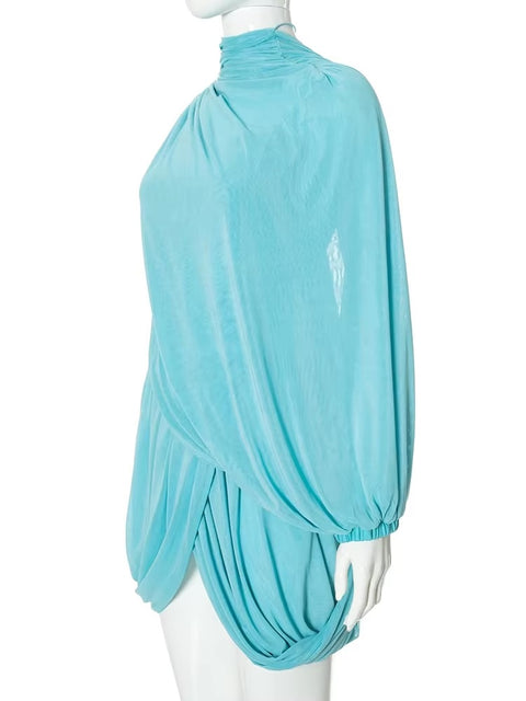 Sexy Elegant Strapless Shawl Vest Crop Top + Irregular Pleats Skirt 2 Piece Set CODE: KAR3687