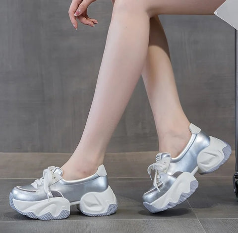 New Fashion Thick Sole Sneaker Shoes CODE: KAR4009