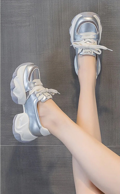 New Fashion Thick Sole Sneaker Shoes CODE: KAR4009