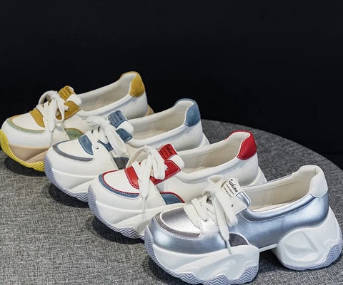 New Fashion Thick Sole Sneaker Shoes CODE: KAR4009