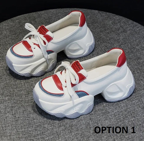 New Fashion Thick Sole Sneaker Shoes CODE: KAR4009