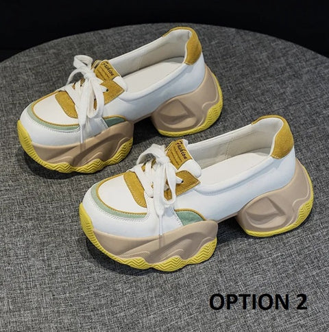 New Fashion Thick Sole Sneaker Shoes CODE: KAR4009