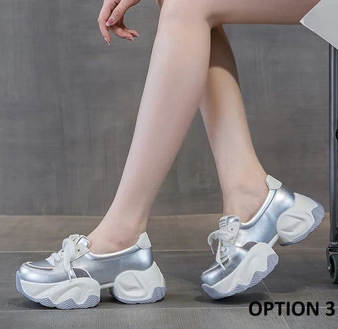 New Fashion Thick Sole Sneaker Shoes CODE: KAR4009