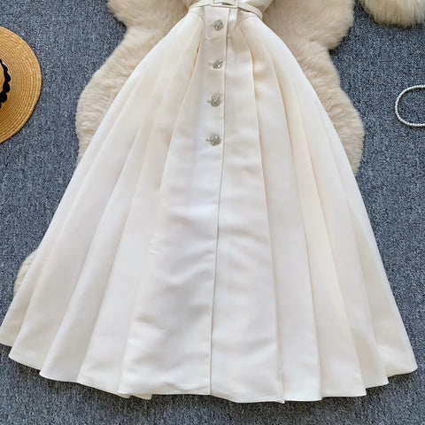 New V Neck Sleeveless Elegant Splice Long Dress CODE: KAR4066