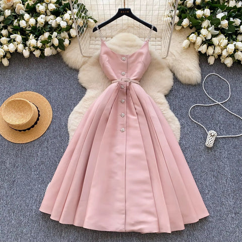 New V Neck Sleeveless Elegant Splice Long Dress CODE: KAR4066