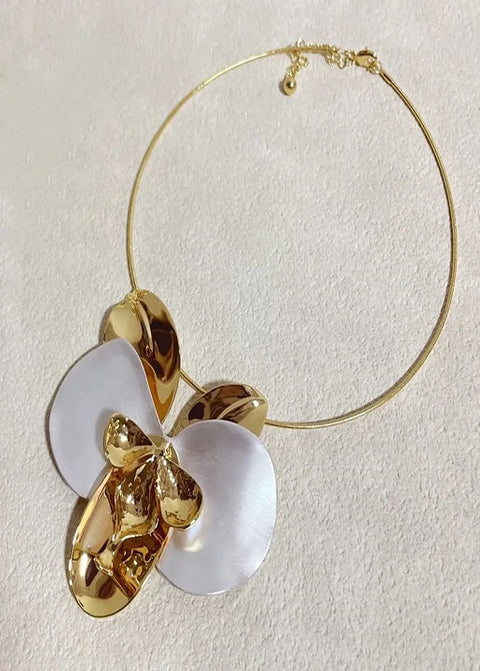 New Fashion Peony Flower Pendant Necklace CODE: KAR4114