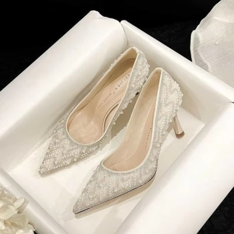 New Sequins Rhinestone High Heels CODE: KAR5273