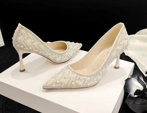 New Sequins Rhinestone High Heels CODE: KAR5273
