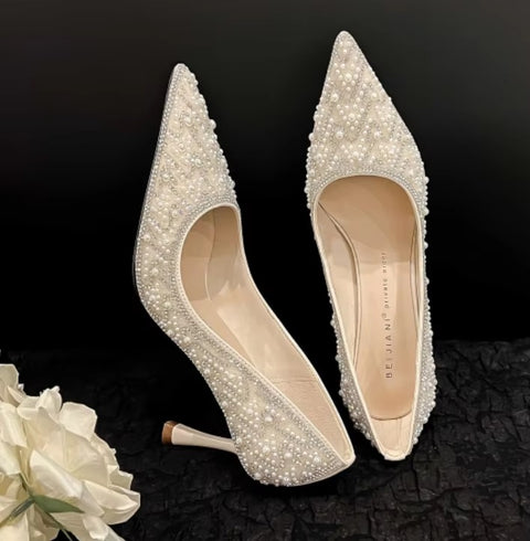 New Sequins Rhinestone High Heels CODE: KAR5273