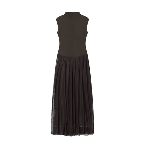 new chic French elegant back zip sleeveless vest dress CODE: KAR5276