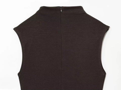 new chic French elegant back zip sleeveless vest dress CODE: KAR5276