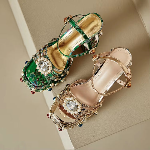 New Style Rhinestone Super High Heels CODE: KAR5280