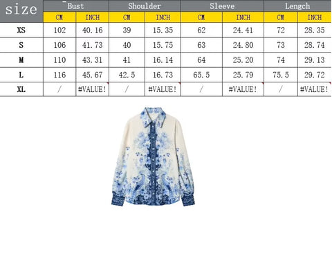 New Long Sleeve Floral Print Shirt pent Set CODE: KAR5287