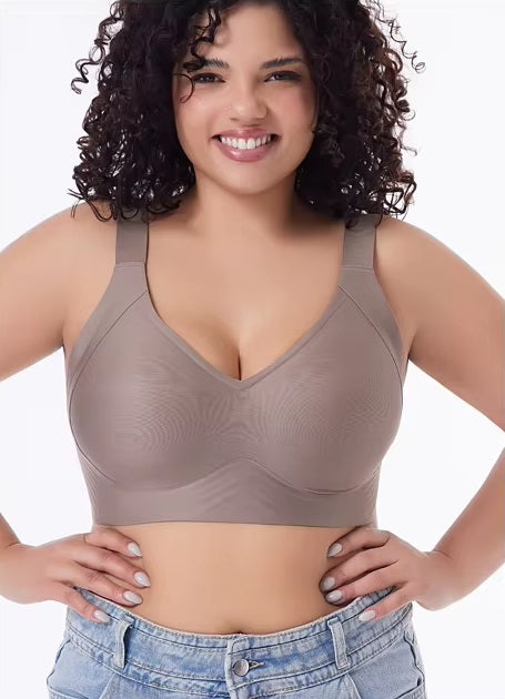 New seamless Plus Size Thin Cup Wireless Bralette Push UP Bra CODE: KAR5291