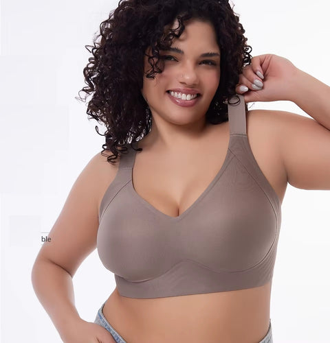 New seamless Plus Size Thin Cup Wireless Bralette Push UP Bra CODE: KAR5291