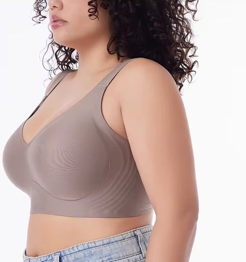 New seamless Plus Size Thin Cup Wireless Bralette Push UP Bra CODE: KAR5291