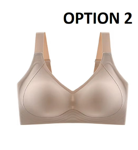 New seamless Plus Size Thin Cup Wireless Bralette Push UP Bra CODE: KAR5291