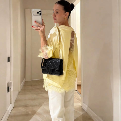 Summer O-Neck Short Sleeve Loose Solid Pullover Top CODE: KAR5350