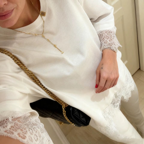 Summer O-Neck Short Sleeve Loose Solid Pullover Top CODE: KAR5350