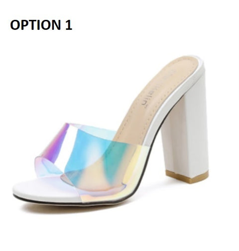 Transparent High Heels Sandals CODE: KAR958