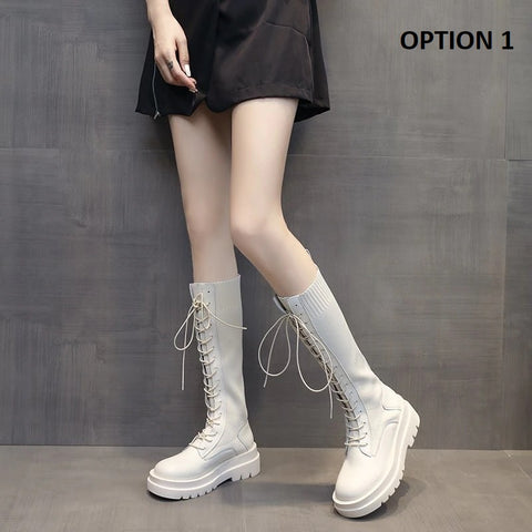 Mid Calf High Platform Boot SIZE: 40 CODE: READY1409