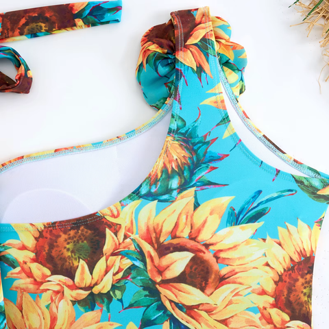 New Sexy Printed Diamond Brazilian Skirt Bathing Suit CODE: KAR3740