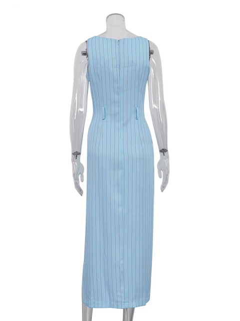 New Elegant Long Sleeve Blazer With Sleeveless Ankle Length Slit Two Pieces Set CODE: KAR3780