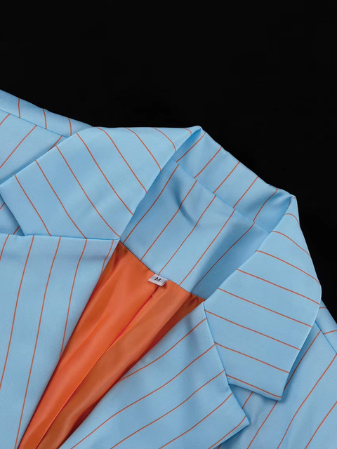 New Elegant Long Sleeve Blazer With Sleeveless Ankle Length Slit Two Pieces Set CODE: KAR3780