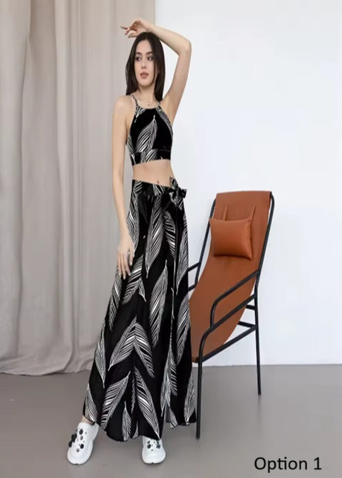 New Sexy Leaf Design Two-Piece Swimsuit Set CODE: KAR3894